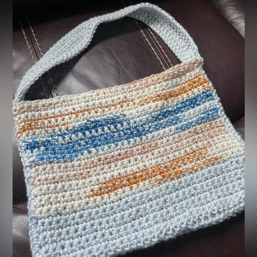 Hand made crochet purse